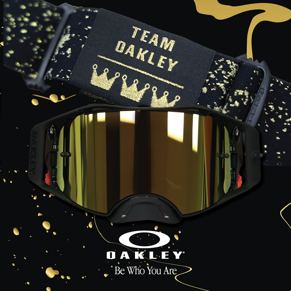 Oakley Airbrake Limited Edition Triple Crown Goggle Black