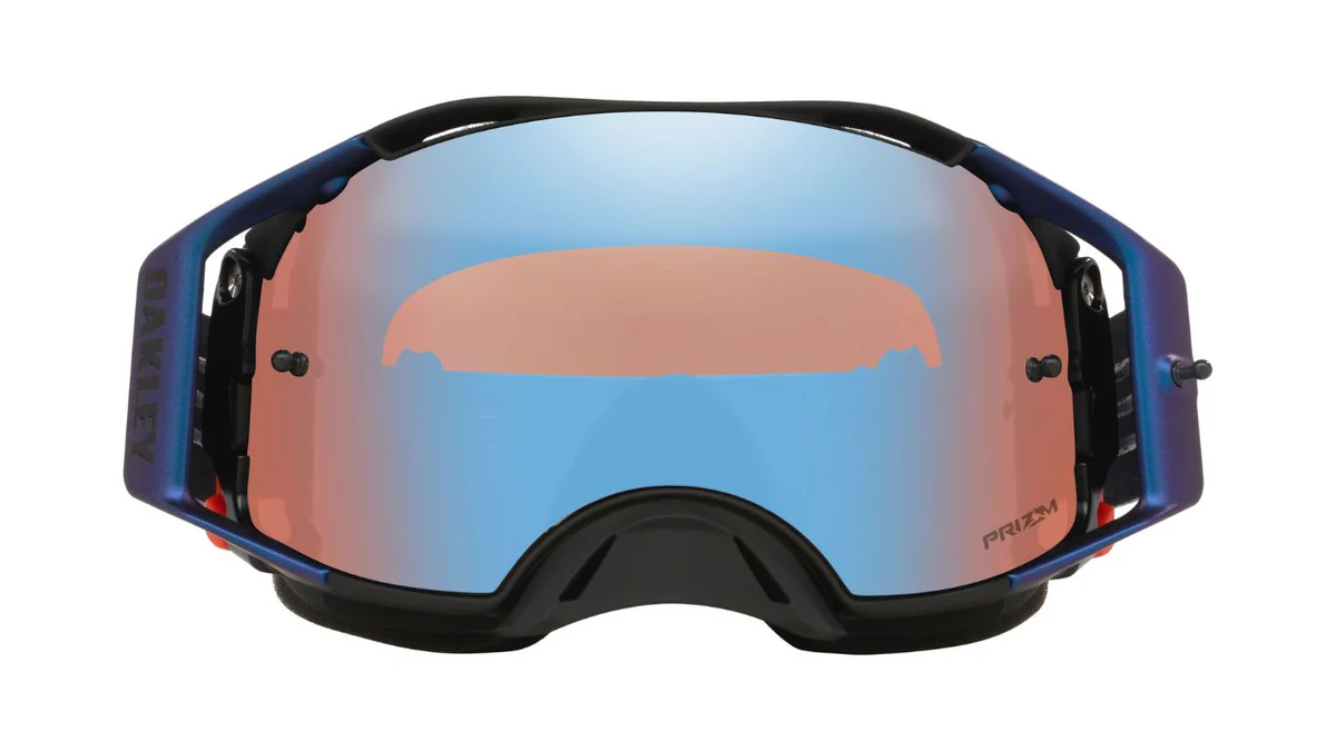 バイクウェア・装備 oakley airbrake ice iridium Oakley Airbrake MX Grey Strike Goggle - Prizm Sapphire