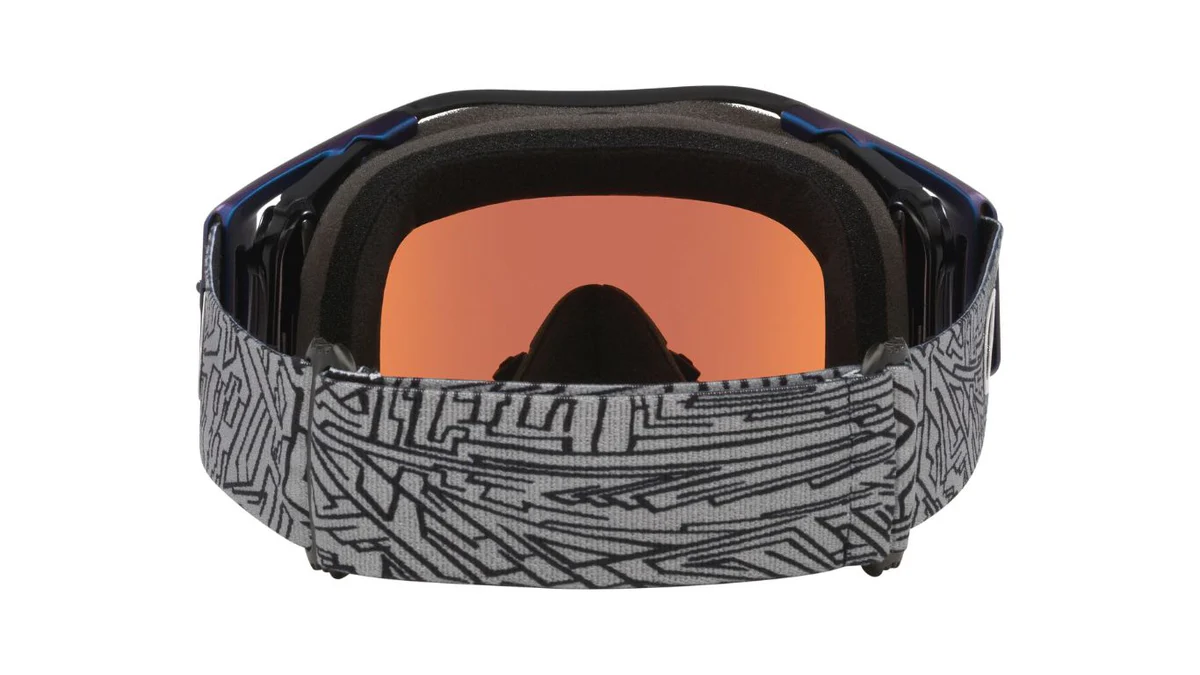 バイクウェア・装備 oakley airbrake ice iridium Oakley Airbrake MX Grey Strike Goggle - Prizm Sapphire