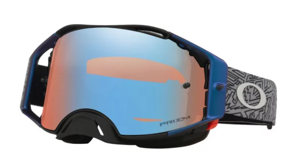 バイクウェア・装備 oakley airbrake ice iridium Oakley Airbrake MX Grey Strike Goggle - Prizm Sapphire