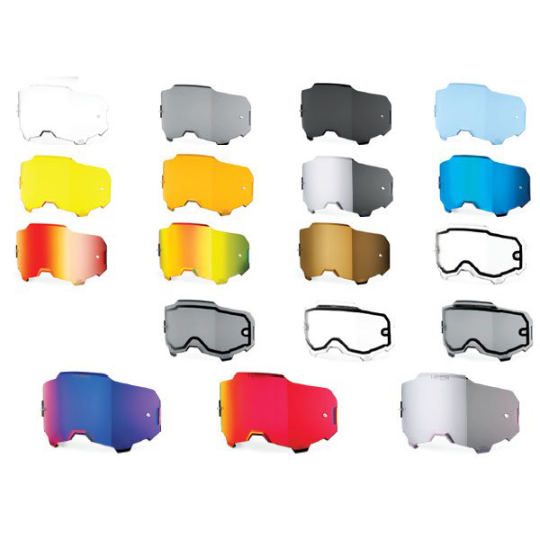 100% Armega Goggle Tear Off Lens - 100% Armega Bril Glazen Vervang Lens - 100% Armega Goggle Tear Off Lens - Ecrans de rechange masque 100% Armega