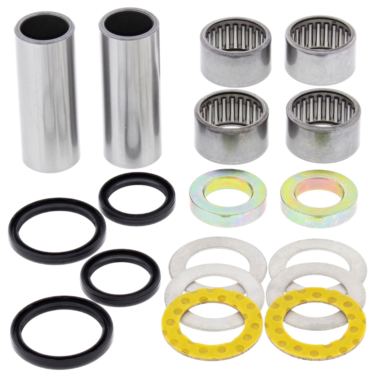 All Balls Swing Arm Bearing Kit Yamaha YZF250 '14-24 - YZF450 '10-24 - WRF250/450 - achterbrug lagers kit roulements bras oscillant schwingenlager-kit