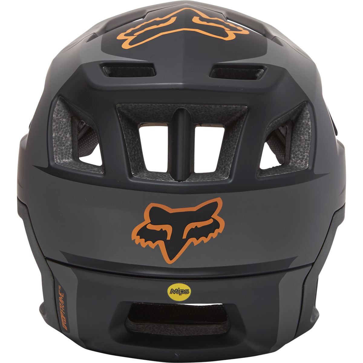 Fox Racing Dropframe Pro Sideswipe Helmet Black Gold - Sixstar Racing