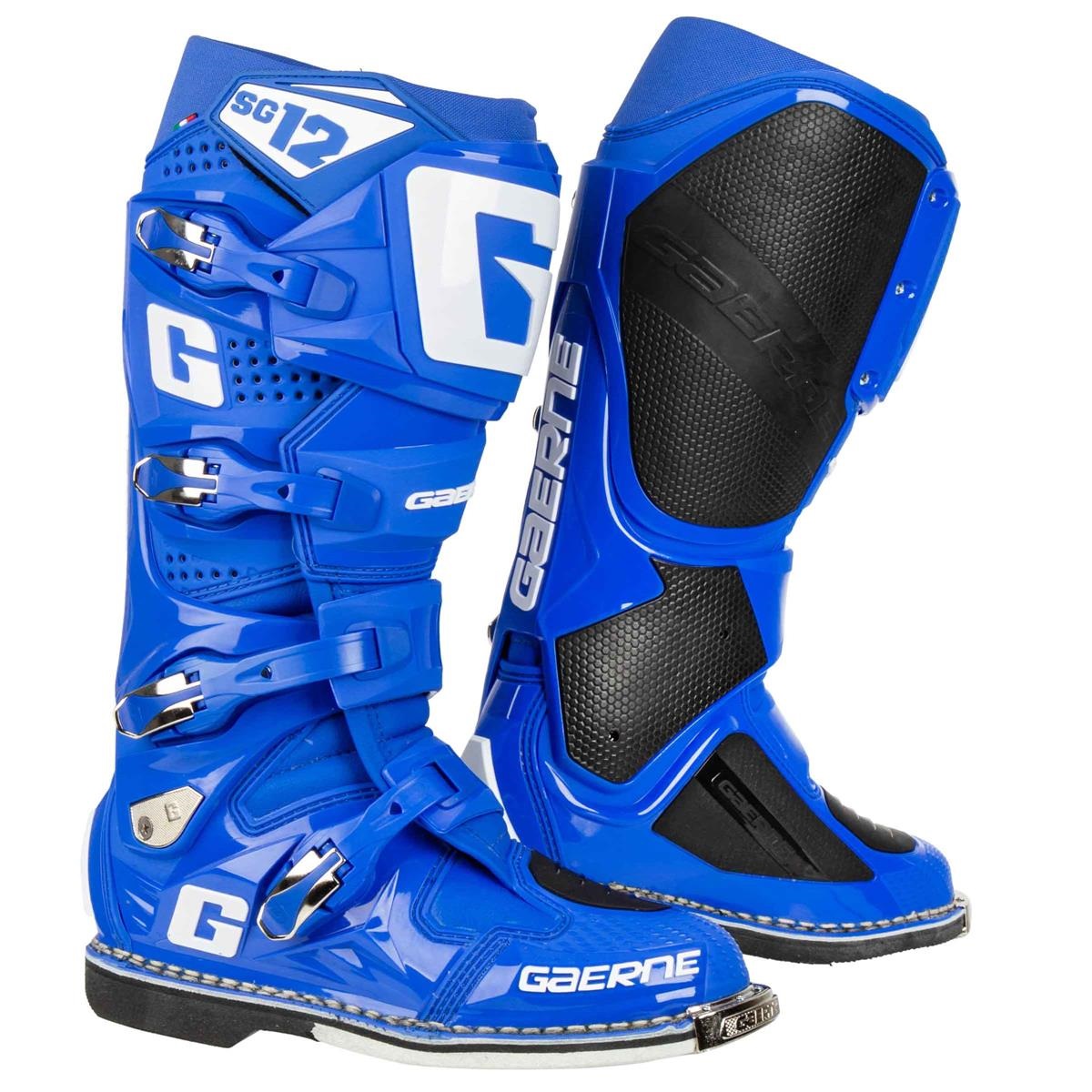 Gaerne SG 12 Boots Solid Blue - Sixstar Racing