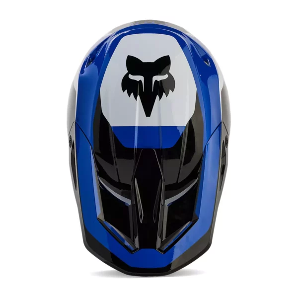 Fox Racing V1 Nitro Motocross Helmet Blue fox v1 nitro motocross helm blauw casque motocross fox v1 nitro bleu crosshelm helm fox v1 nitro blau