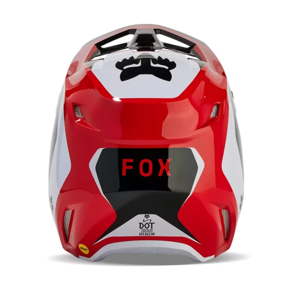 Fox Racing V1 Nitro Motocross Helmet Flo Red fox v1 nitro motocross helm rood casque motocross fox v1 nitro rouge crosshelm helm fox v1 nitro rot