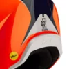 Fox Racing V1 Nitro Motocross Helmet Flo Orange fox v1 nitro motocross helm oranje casque motocross fox v1 nitro orange crosshelm helm fox v1 nitro orange