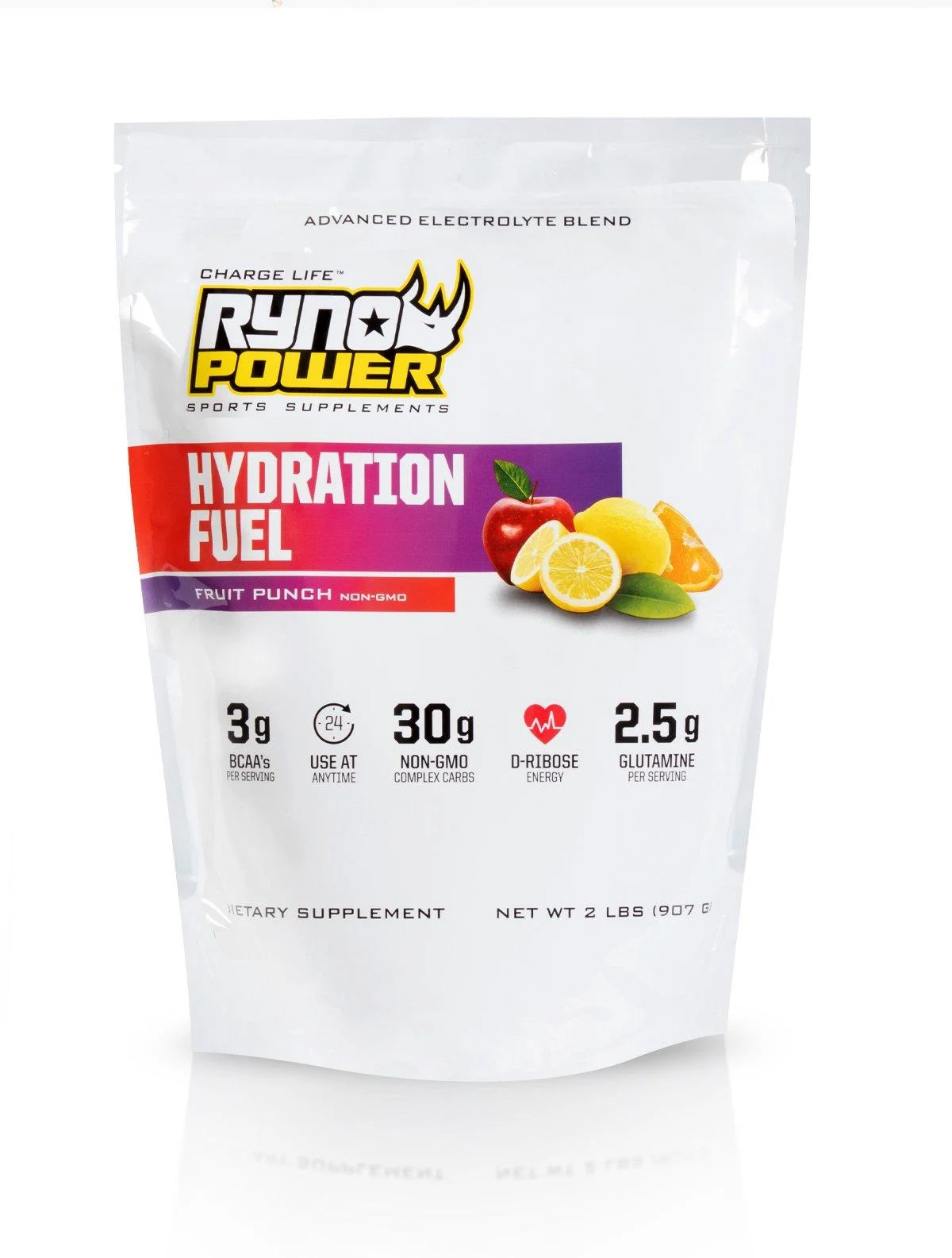 Ryno Power Hydration Fuel Fruit Punch Electrolyte - ryno power sportdrank fruit smaak - Carburant d'hydratation Ryno Power Fruit - Hydration Fuel von Ryno Power Früchte mix
